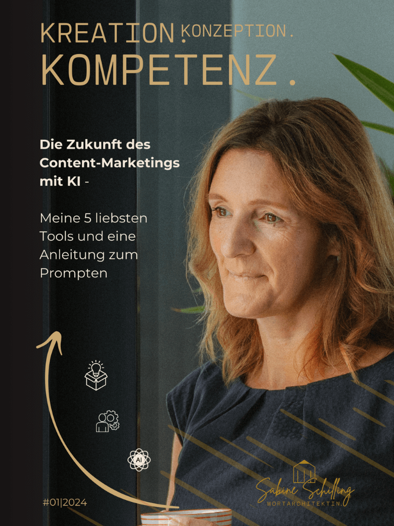Kommunikation 2.0- Magazincover Die Zukunft des Content Marketings mit KI von Sabine Schilling, Wortarchitektin