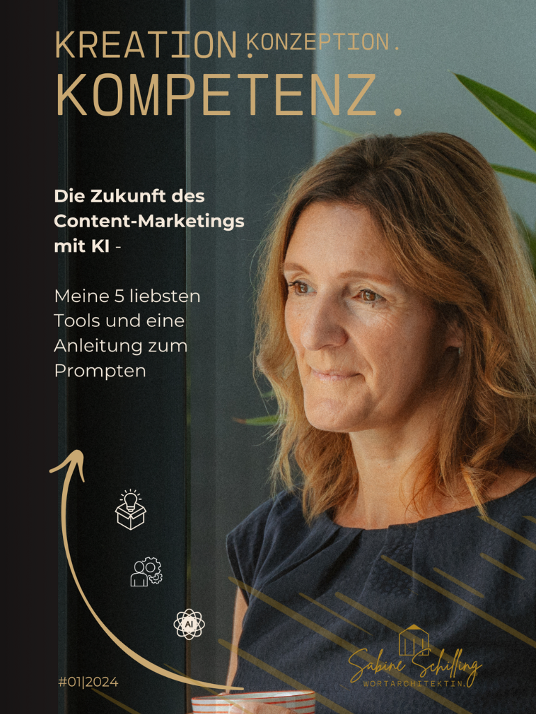 Kommunikation - Magazincover Die Zukunft des Content Marketings mit KI von Sabine Schilling, Wortarchitektin